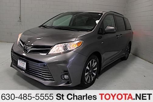 Predawn Gray Mica 2019 Toyota Sienna XLE