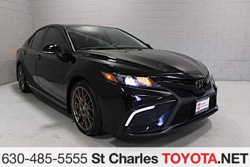 Midnight Black Metallic 2023 Toyota Camry SE