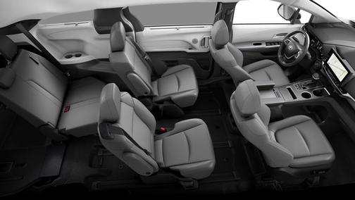 Blue 2026 Toyota Sienna XLE
