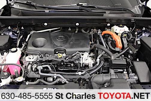 Blue Print w/Midnight Black Roof 2020 Toyota RAV4 Hybrid SE