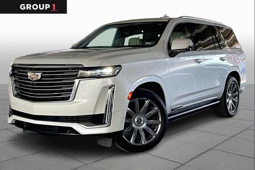 Crystal White Tricoat 2021 Cadillac Escalade Premium Luxury Platinum