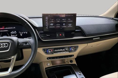 Glacier White Metallic 2021 Audi Q5 45 Premium Plus