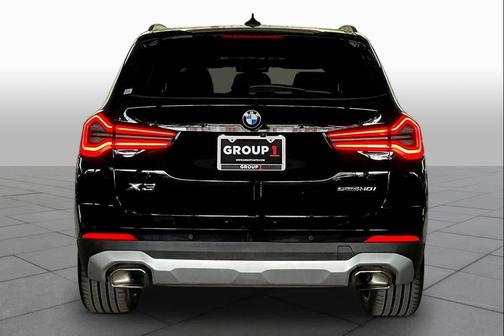 Jet Black 2023 BMW X3 sDrive30i