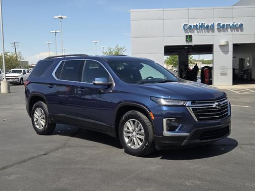 Northsky Blue Metallic 2023 Chevrolet Traverse LT Cloth