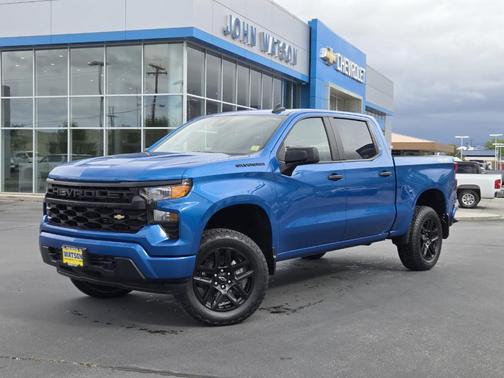 Glacier Blue Metallic 2023 Chevrolet Silverado 1500 Custom