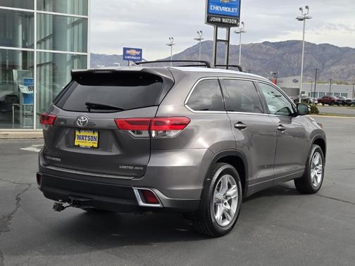 Gray 2018 Toyota Highlander Limited