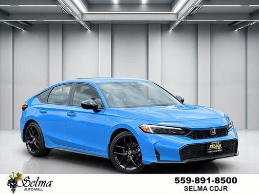 Blue 2025 Honda Civic Sport