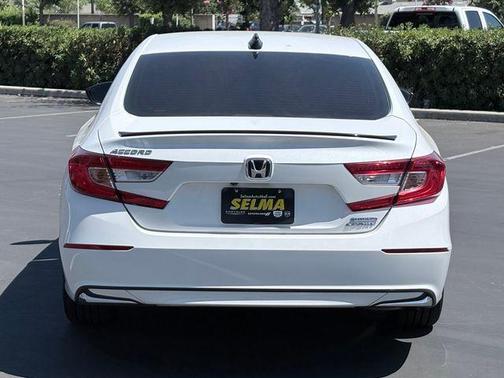White 2022 Honda Accord Hybrid Sport