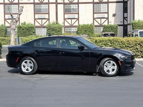 Pitch Black Clearcoat 2023 Dodge Charger SXT