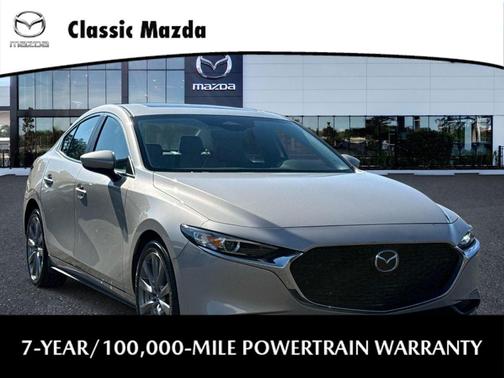 Machine Gray Metallic 2025 Mazda Mazda3 FWD w/Preferred Package
