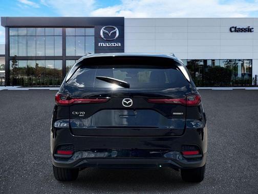 Jet Black Mica 2025 Mazda CX-70 3.3 Turbo Preferred Package