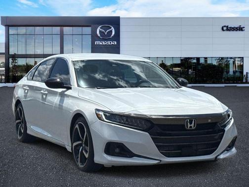 Platinum White Pearl 2022 Honda Accord Sport SE