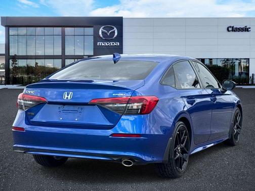 Aegean Blue Metallic 2022 Honda Civic Sport