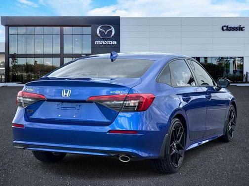 Aegean Blue Metallic 2022 Honda Civic Sport