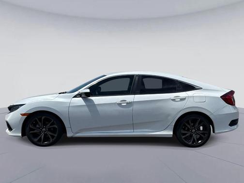 Platinum White Pearl 2020 Honda Civic Sport