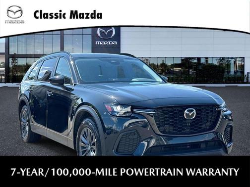 Jet Black Mica 2025 Mazda CX-70 3.3 Turbo Preferred Package