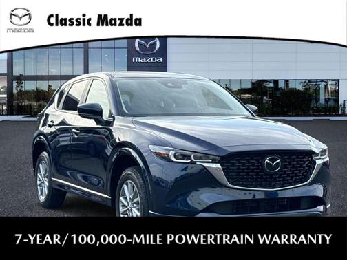 Deep Crystal Blue Mica 2025 Mazda CX-5 2.5 S Preferred Package
