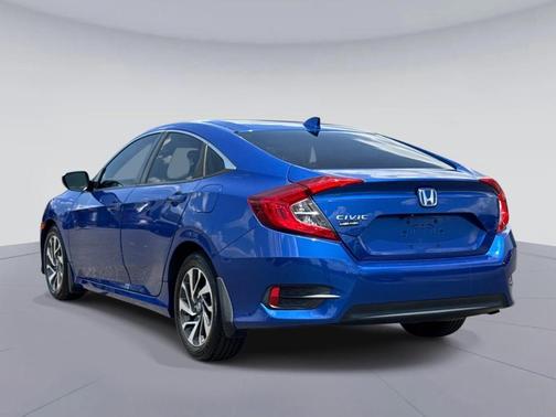 Aegean Blue Metallic 2017 Honda Civic EX