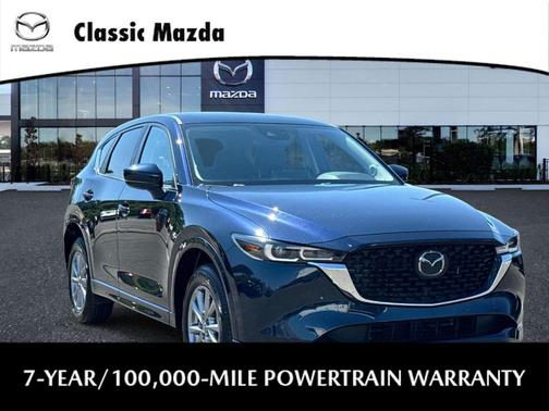 Deep Crystal Blue Mica 2025 Mazda CX-5 2.5 S Preferred Package