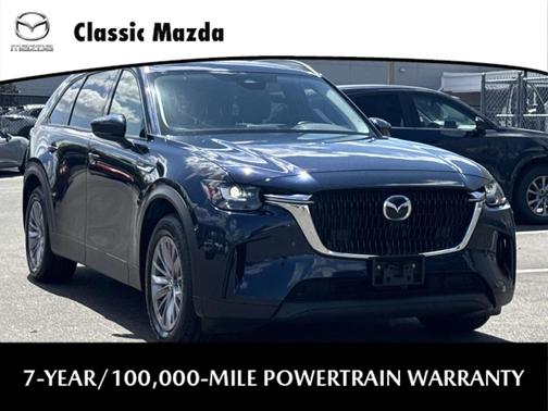 Deep Crystal Blue Mica 2025 Mazda CX-90 Preferred