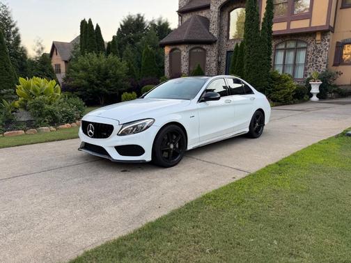 White 2016 Mercedes-Benz C-Class C 450 AMG 4MATIC