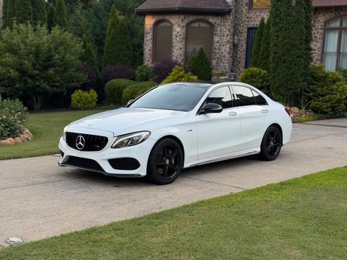 White 2016 Mercedes-Benz C-Class C 450 AMG 4MATIC