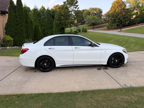 White 2016 Mercedes-Benz C-Class C 450 AMG 4MATIC