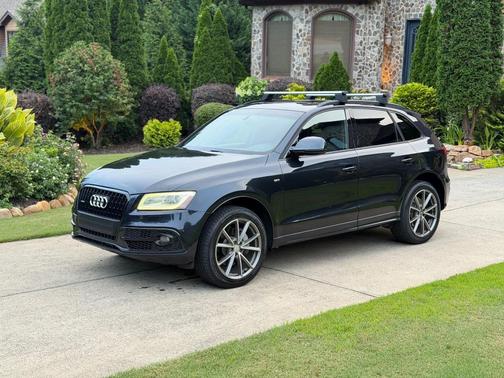 Blue 2015 Audi Q5 3.0 TDI S line quattro Prestige