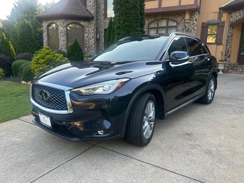 Hermosa Blue 2021 INFINITI QX50 Luxe