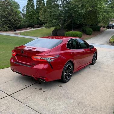 Red 2019 Toyota Camry XSE