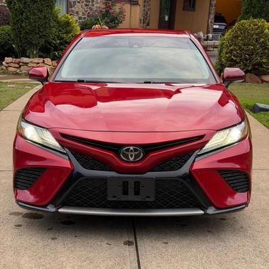 Red 2019 Toyota Camry XSE
