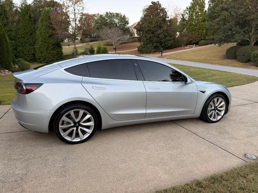 Silver 2018 Tesla Model 3 Long Range