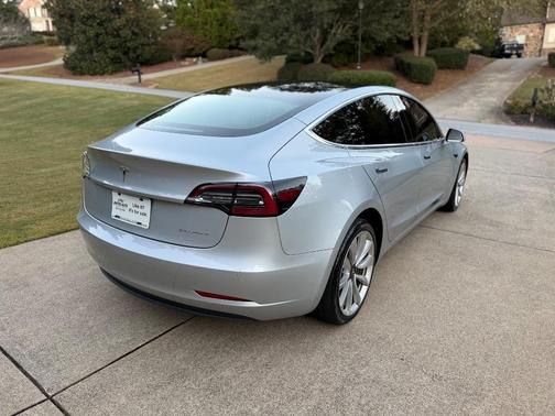 Silver 2018 Tesla Model 3 Long Range