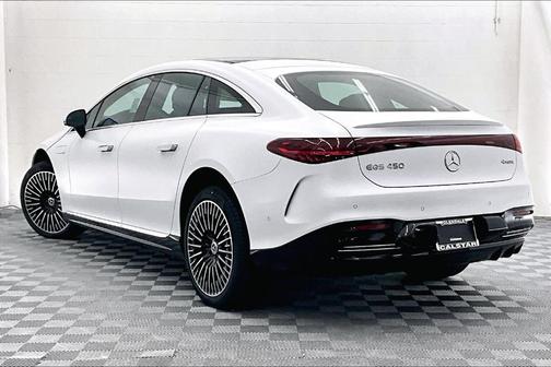 Moonlight White 2026 Mercedes-Benz EQS 450 Base 4MATIC