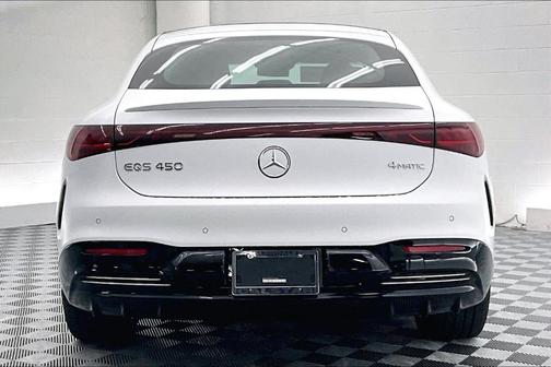 Moonlight White 2026 Mercedes-Benz EQS 450 Base 4MATIC