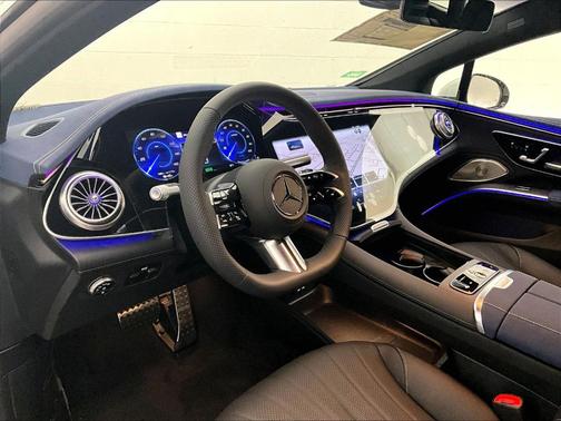 Moonlight White 2026 Mercedes-Benz EQS 450 Base 4MATIC