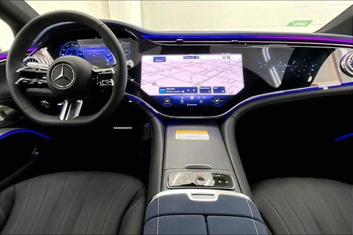 Moonlight White 2026 Mercedes-Benz EQS 450 Base 4MATIC