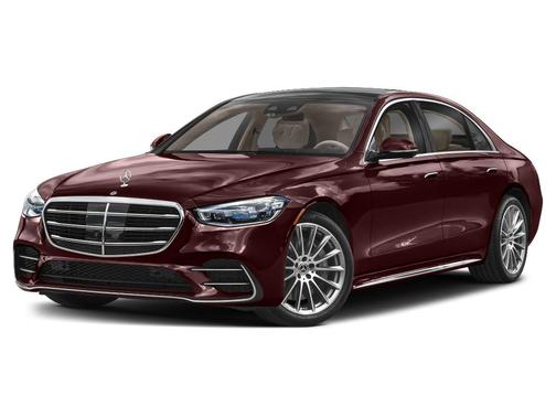 Red 2023 Mercedes-Benz S-Class S 580 4MATIC