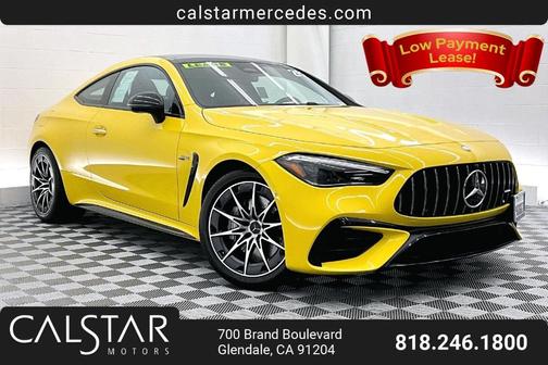 Sun Yellow 2026 Mercedes-Benz AMG CLE 53 Base