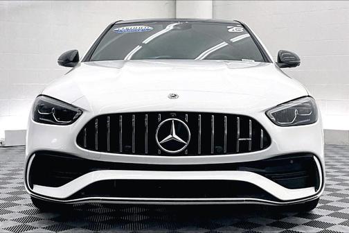 White 2023 Mercedes-Benz AMG C 43 Base 4MATIC