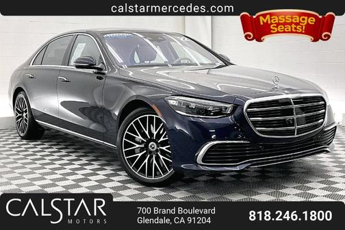 Nautical Blue 2022 Mercedes-Benz S-Class S 580 4MATIC