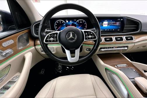 Blue 2021 Mercedes-Benz GLS 450 4MATIC