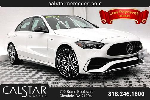 Polar White 2026 Mercedes-Benz AMG C 43 Base 4MATIC