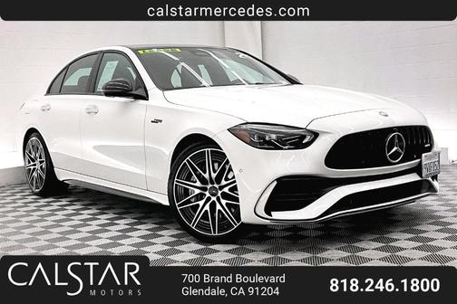 Polar White 2026 Mercedes-Benz AMG C 43 Base 4MATIC