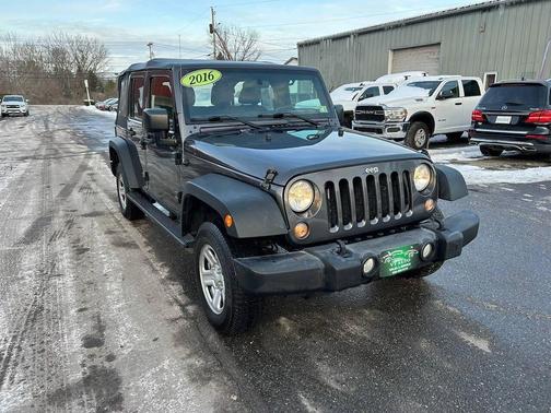 Granite Crystal Metallic Clearcoat 2016 Jeep Wrangler Unlimited Sport