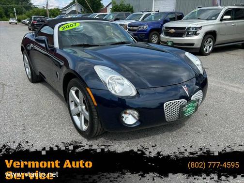 2007 Pontiac Solstice Base 2dr Convertible