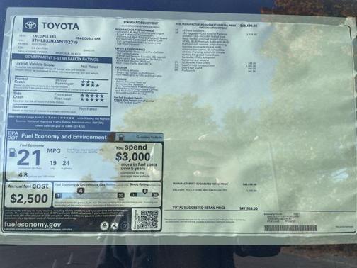 2025 Toyota Tacoma SR5