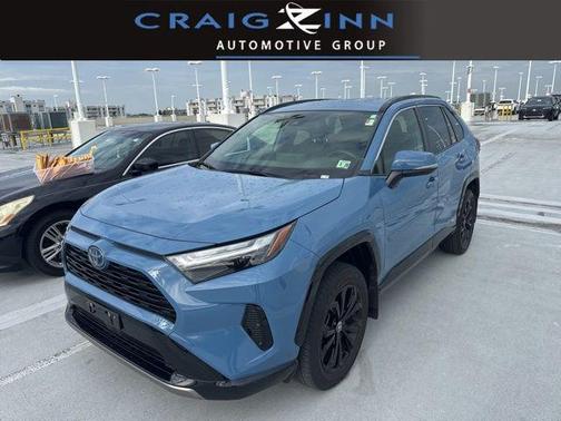 Cavalry Blue 2023 Toyota RAV4 Hybrid SE
