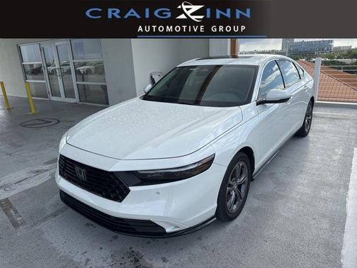 Platinum White Pearl 2024 Honda Accord Hybrid EX-L
