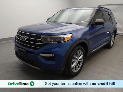 Atlas Blue Metallic 2021 Ford Explorer XLT